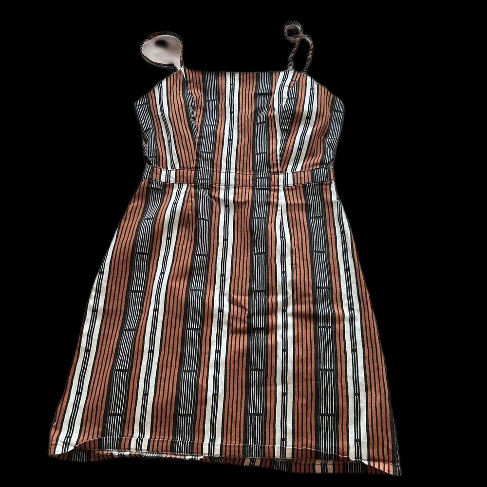 Striped mini dress